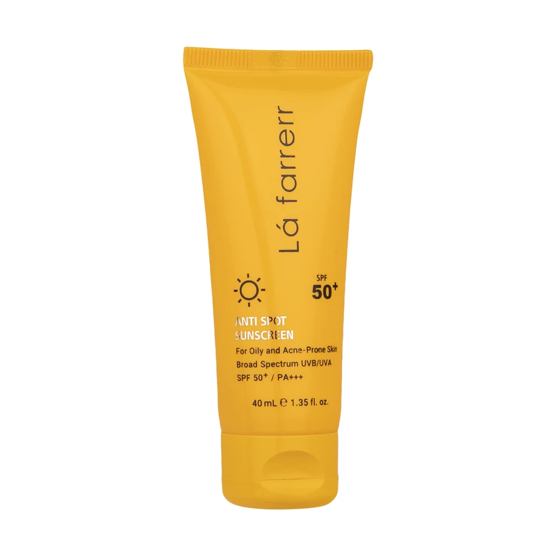 کرم ضد آفتاب + ضد لک بی‌رنگ لافارر SPF 50 | مخصوص پوست چرب و مستعد آکنه