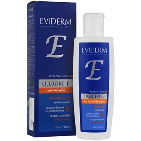 شامپو ضد شوره سیکلوزینک D مناسب موهای خشک اویدرم