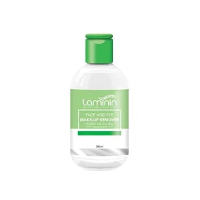 محلول پاک کننده آرایش صورت و دور چشم مناسب پوست های خشک (لامینین)