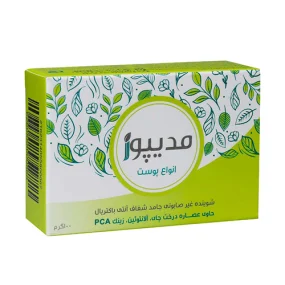 شوینده غیرصابونی جامد شفاف آنتی باکتریال مدیپور