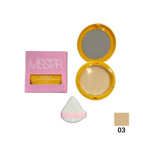 پودر فیکس کامپکت میس استار مدل MPF 03 نخودی