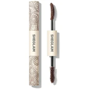 خرید ریمل دو سر شیگلم بلند کننده و حجم دهنده رنگ قهوه ای