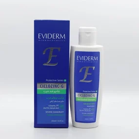 شامپو ضد شوره سیکلوزینک G مناسب موهای چرب اویدرم