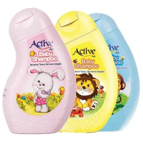 شامپو و نرم کننده مو کودک اکتیو